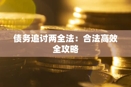 武汉债务追讨两全法：合法高效全攻略