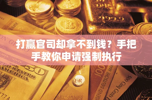 武汉打赢官司却拿不到钱？手把手教你申请强制执行
