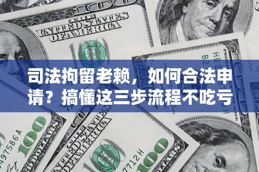 武汉司法拘留老赖，如何合法申请？搞懂这三步流程不吃亏！