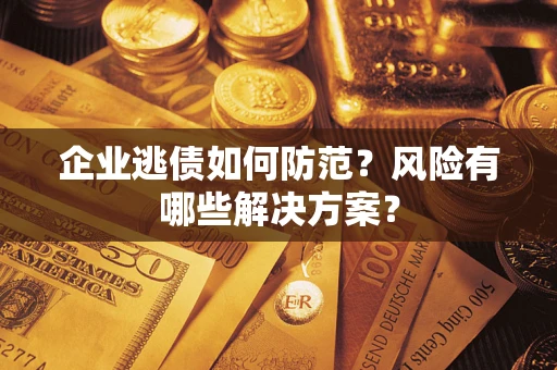 武汉企业逃债如何防范？风险有哪些解决方案？