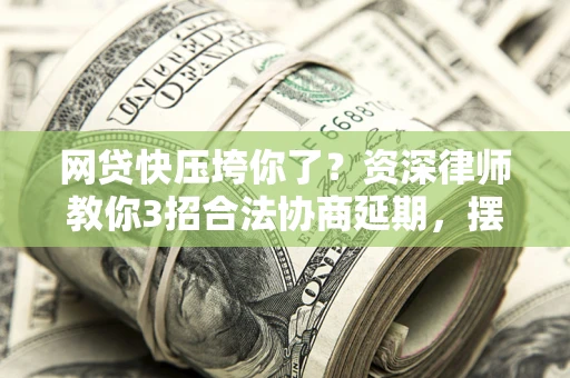 武汉网贷快压垮你了？资深律师教你3招合法协商延期，摆脱暴力催收！