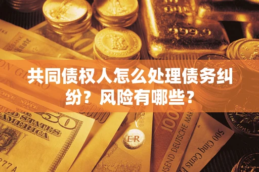 武汉共同债权人怎么处理债务纠纷？风险有哪些？