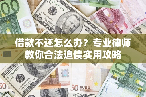 武汉借款不还怎么办？专业律师教你合法追债实用攻略
